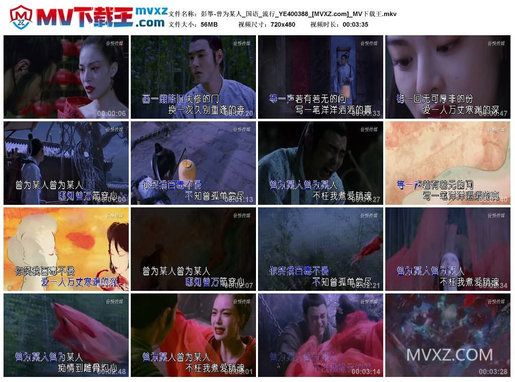 彭筝-曾为某人_国语_流行_YE400388